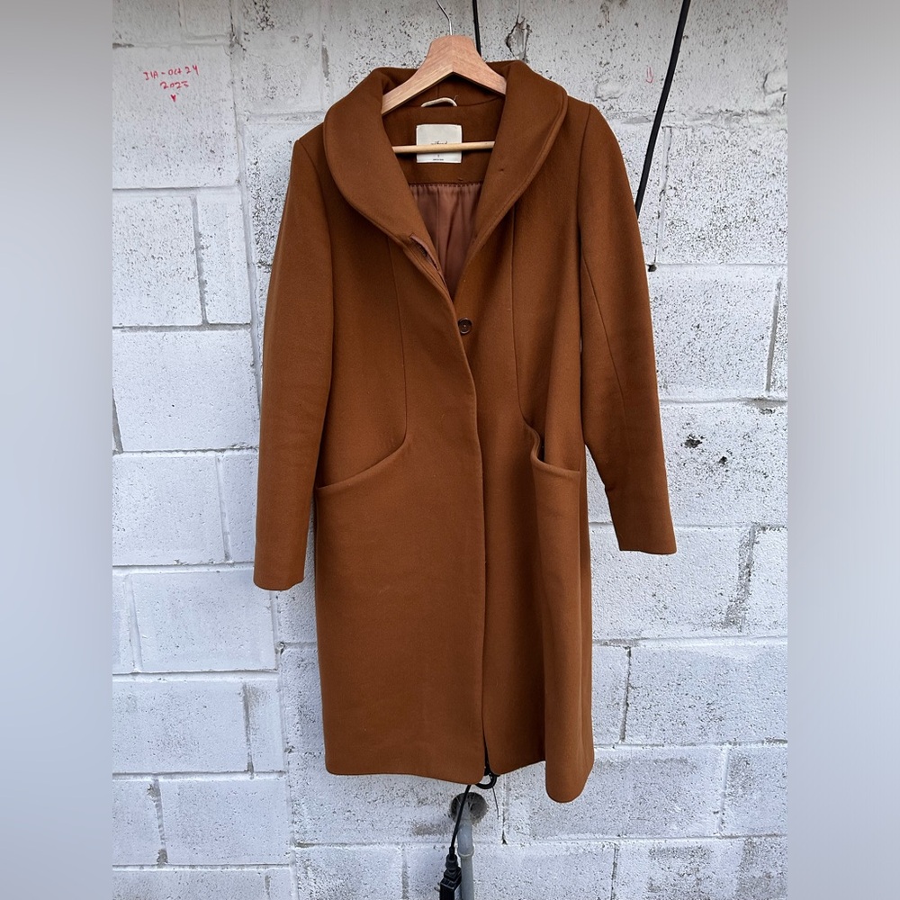 Wool and cashmere coat Wilfred